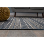 World Rug Gallery Bohemian Geometric Stripe Indoor/Outdoor Area Rug