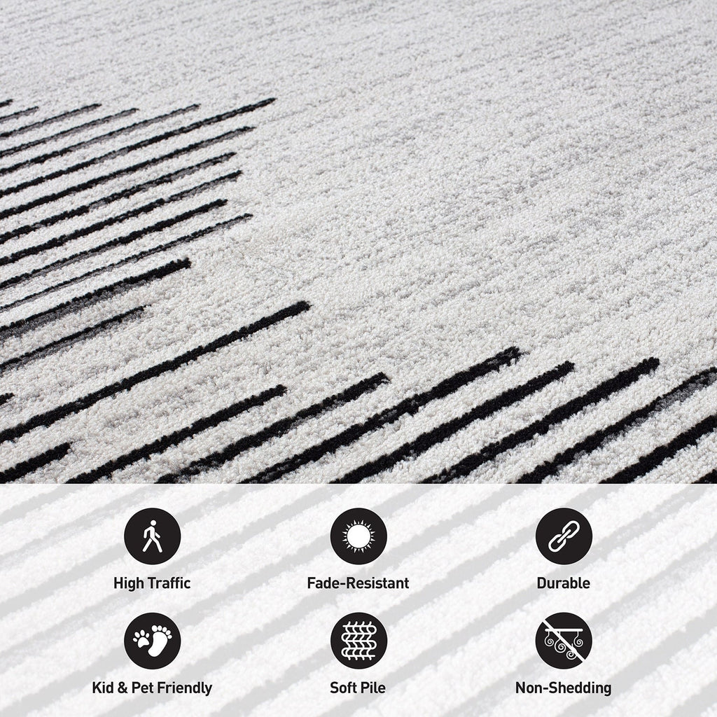 Bohemian Stripe Area Rug