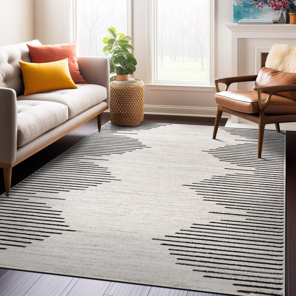 Bohemian Stripe Area Rug