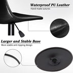 Bossin Adjustable Swivel Bar Stools with Backs – Counter Height