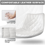 Bossin Adjustable Swivel Bar Stools with Backs – Counter Height