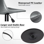 Bossin Adjustable Swivel Bar Stools with Backs – Counter Height