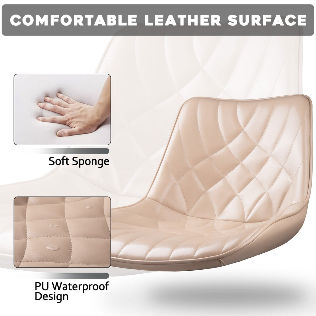 Bossin Adjustable Swivel Bar Stools with Backs – Counter Height