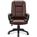 Bossin Big and Tall Office Chair High Back Executive Chair Ergonomic Adjustable Executive Leather Chair,400lbs