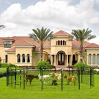 Bossin Dog Playpen Dog Kennel Pen Cage Dog Fence Exercise Pen with Doors 8/16/24 Panel