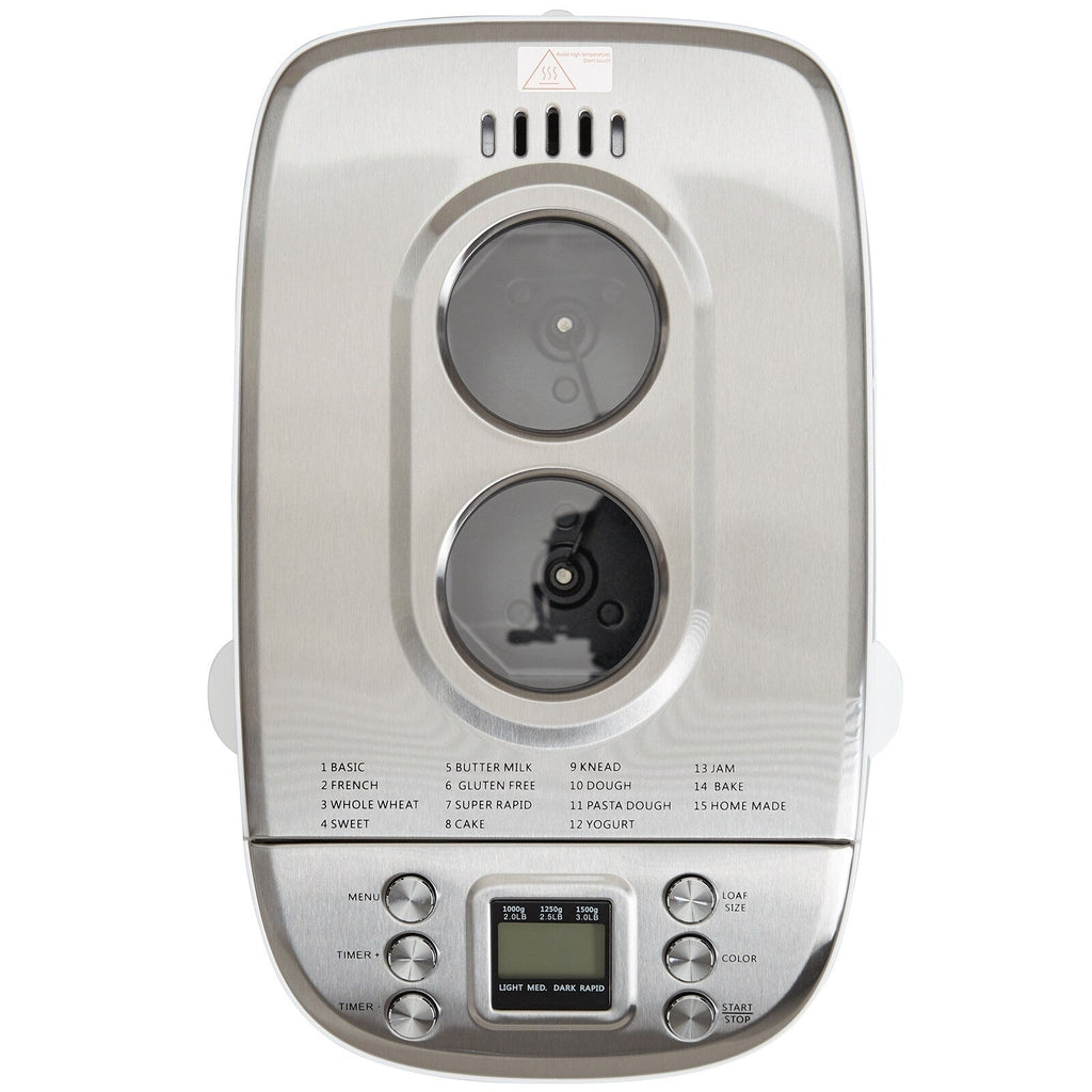 Bread Maker with Gluten Free Setting, Whole Wheat Bread Making, Digital, Programmable