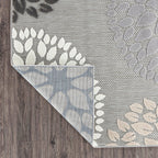 Brescia Modern Floral Circles Indoor/Outdoor Area Rug