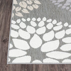 Brescia Modern Floral Circles Indoor/Outdoor Area Rug