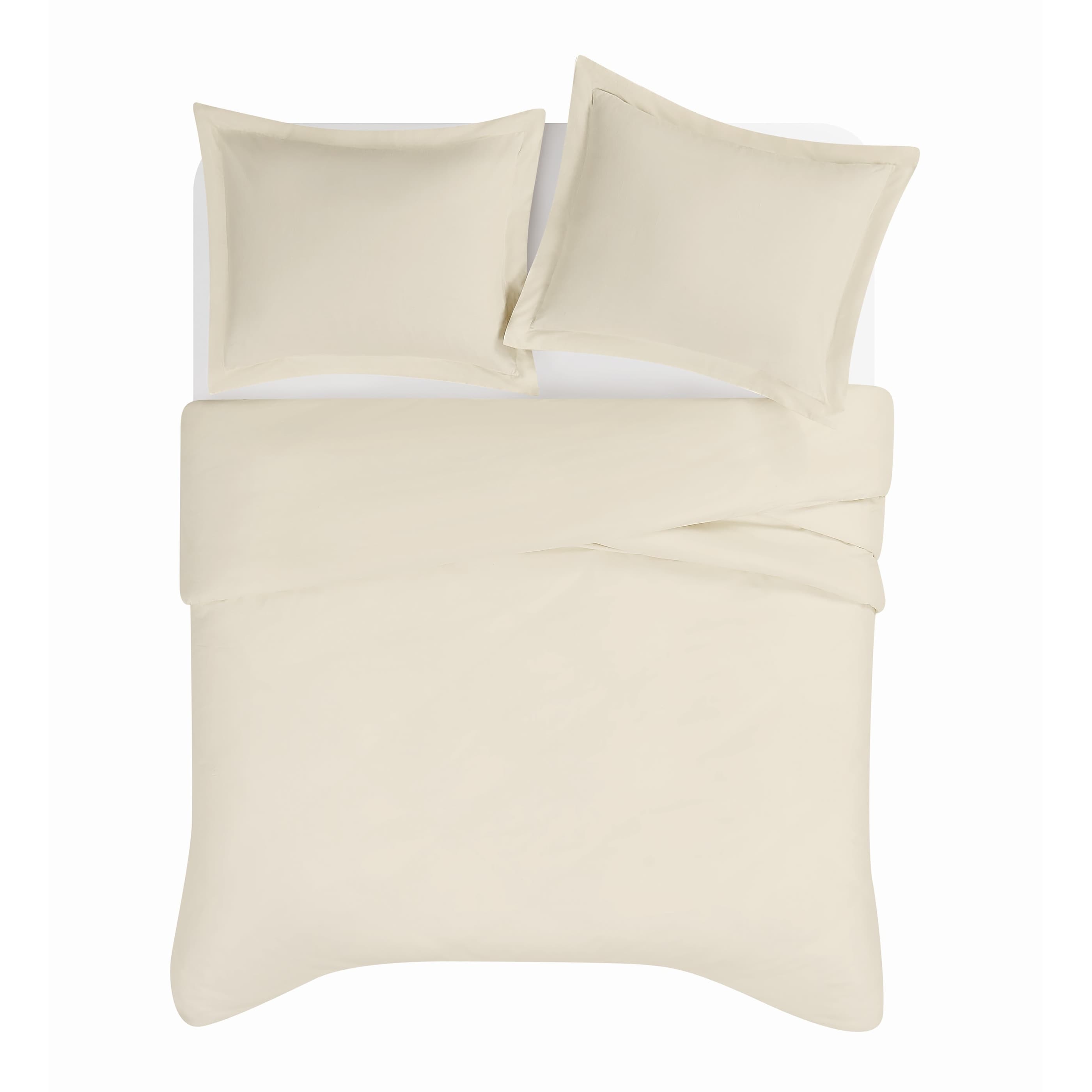 Brooklyn Loom Tight-Weave Cotton Percale Duvet Set