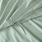 Brooklyn Loom Tight-Weave Cotton Percale Duvet Set