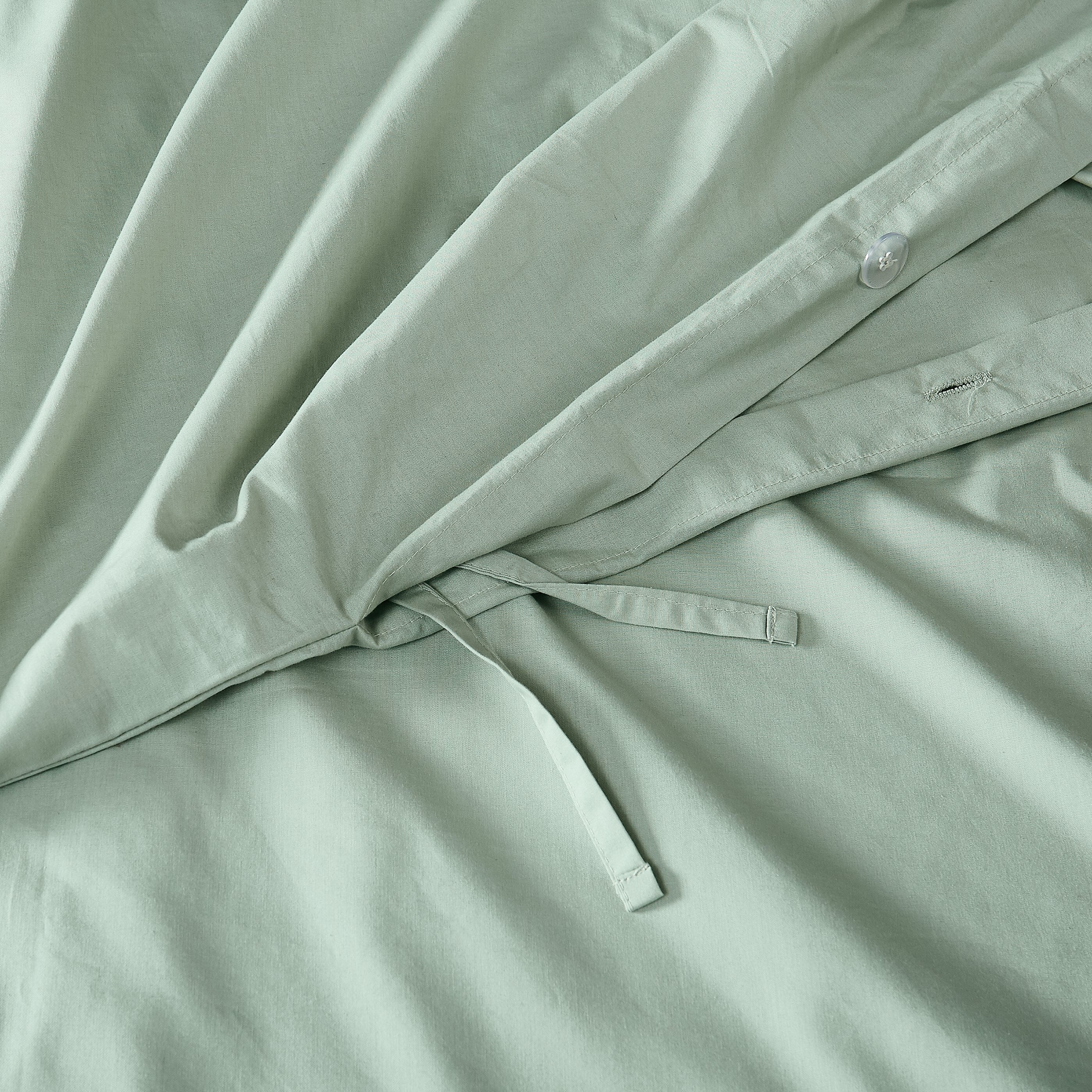 Brooklyn Loom Tight-Weave Cotton Percale Duvet Set