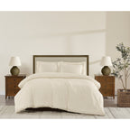 Brooklyn Loom Tight-Weave Cotton Percale Duvet Set