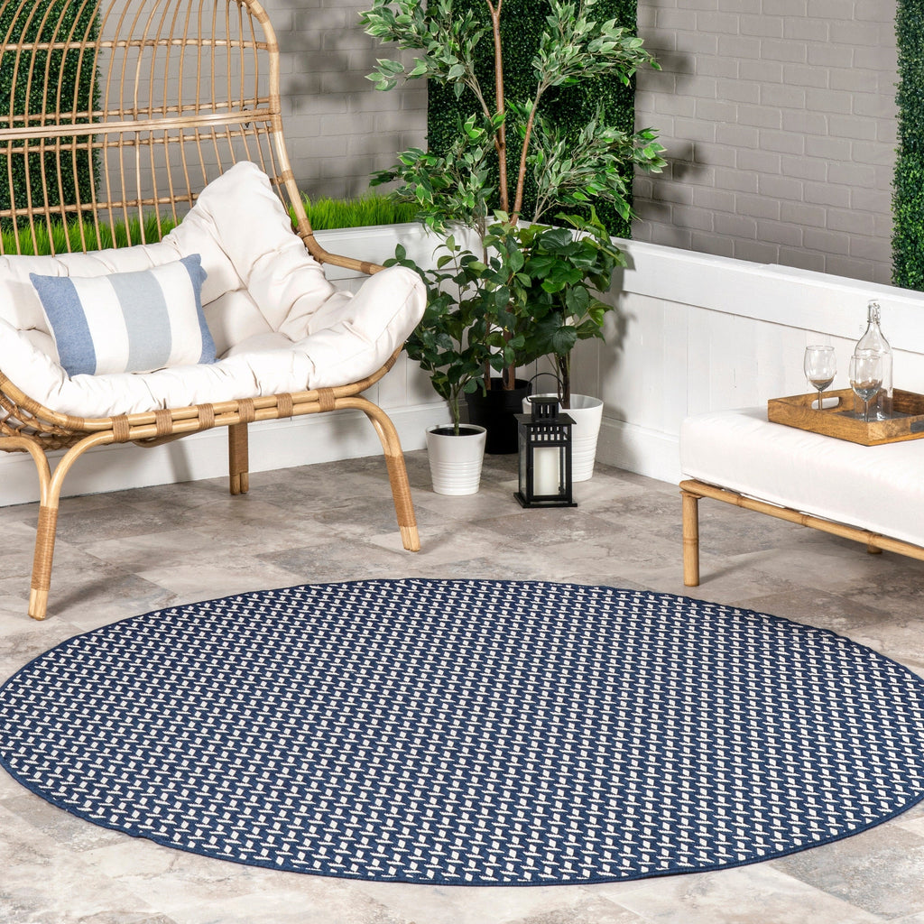 Nuloom Camryn Herringbone Indoor/Outdoor Area Rug
