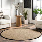 Nuloom Kiana Casual Seagrass Bordered Area Rug