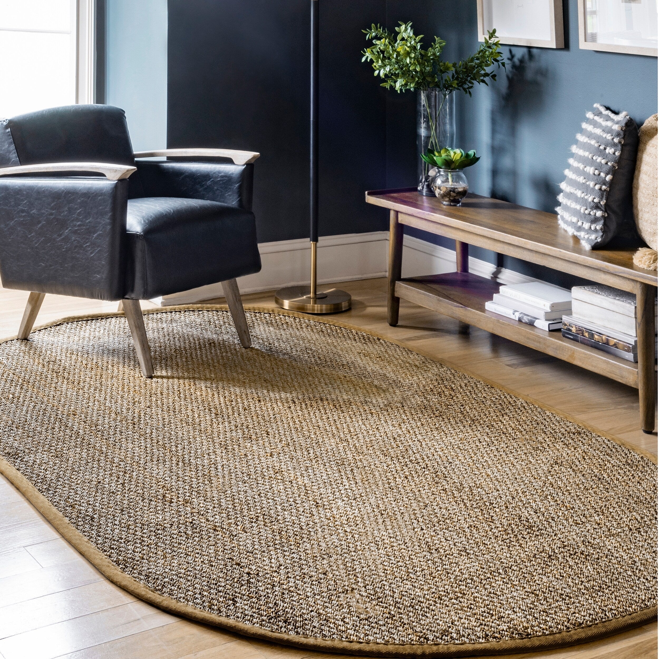 Nuloom Kiana Casual Seagrass Bordered Area Rug