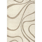 Nuloom Krista Contemporary Swirls Shag Area Rug
