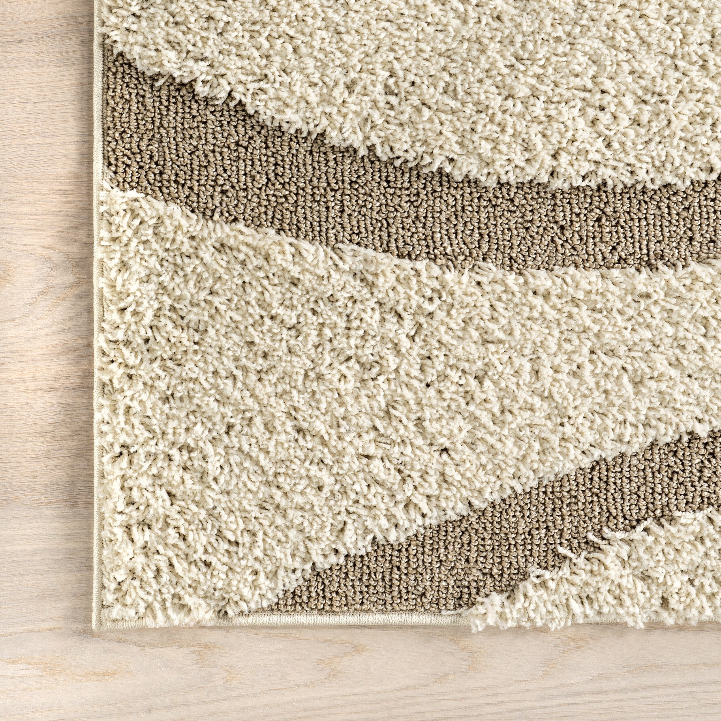 Nuloom Krista Contemporary Swirls Shag Area Rug