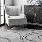 Nuloom Krista Contemporary Swirls Shag Area Rug
