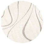 Nuloom Krista Contemporary Swirls Shag Area Rug