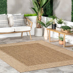 Nuloom Leah Classic Bordered Indoor/Outdoor Area Rug