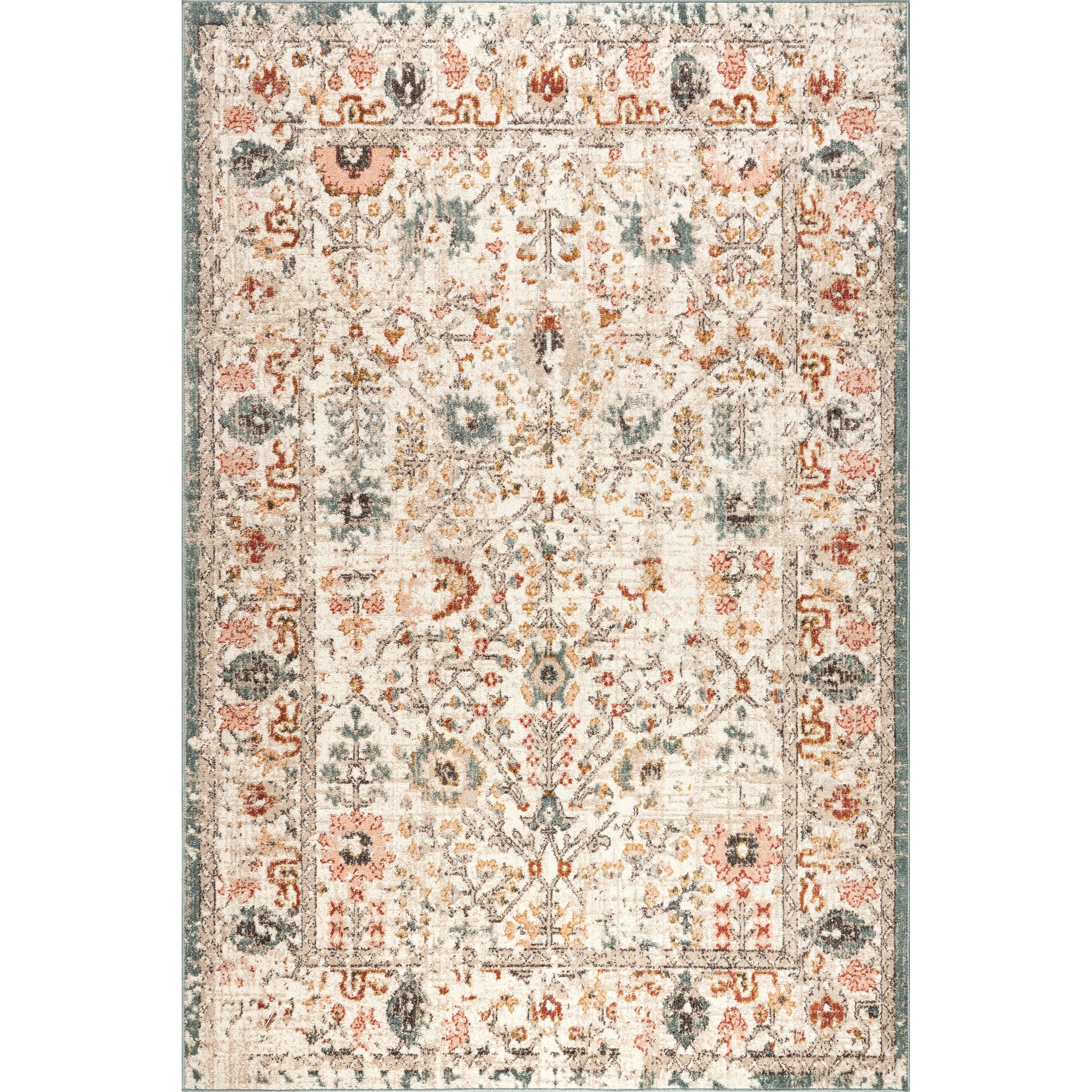 Nuloom Lenore Vintage Floral Area Rug