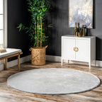 Nuloom Loni SuperiorWash Solid Machine Washable Shag Area Rug