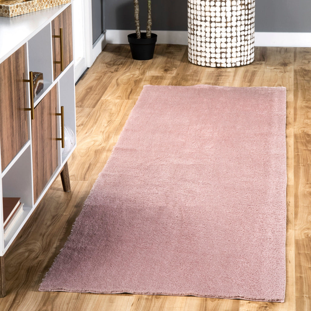 Nuloom Loni SuperiorWash Solid Machine Washable Shag Area Rug