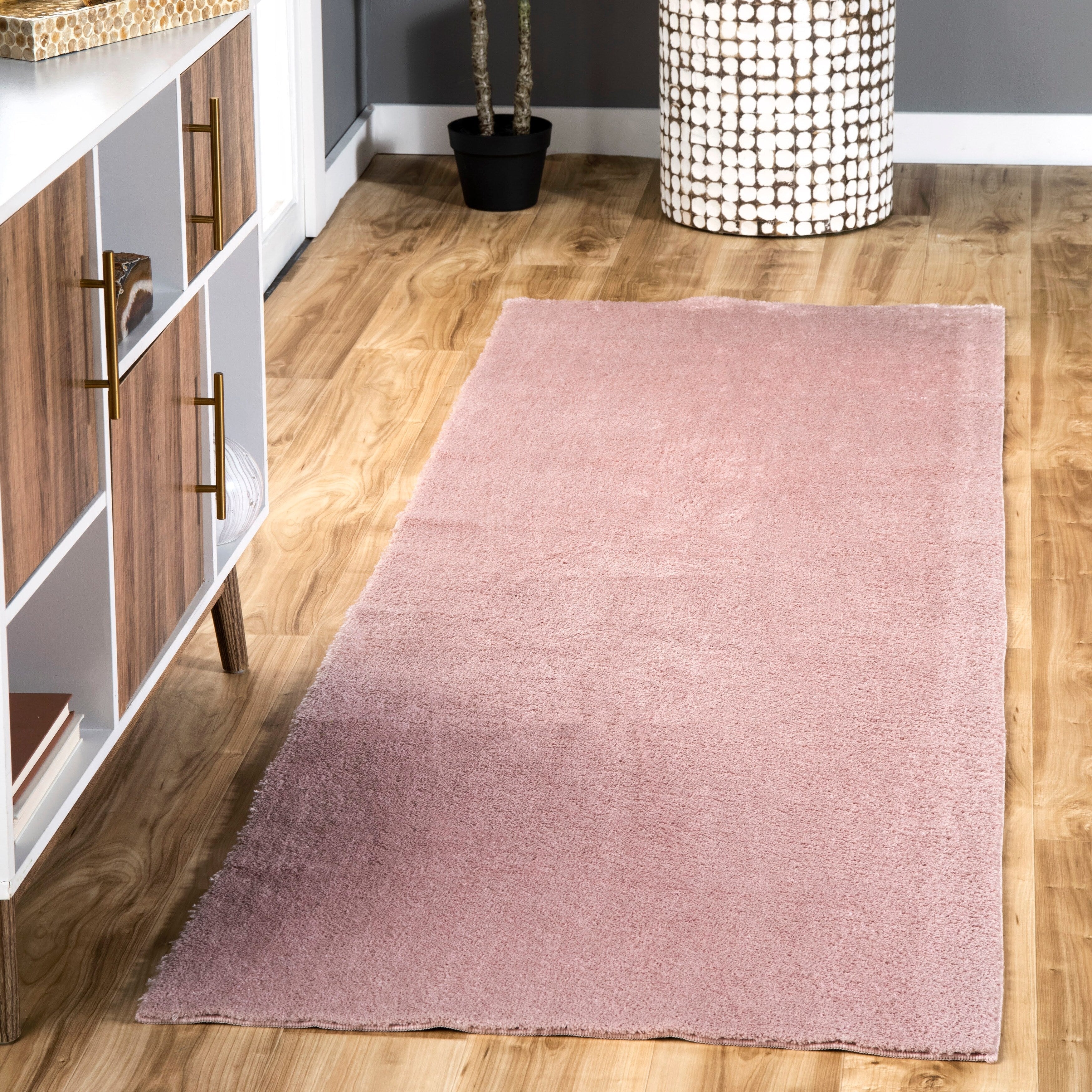 Nuloom Loni SuperiorWash Solid Machine Washable Shag Area Rug