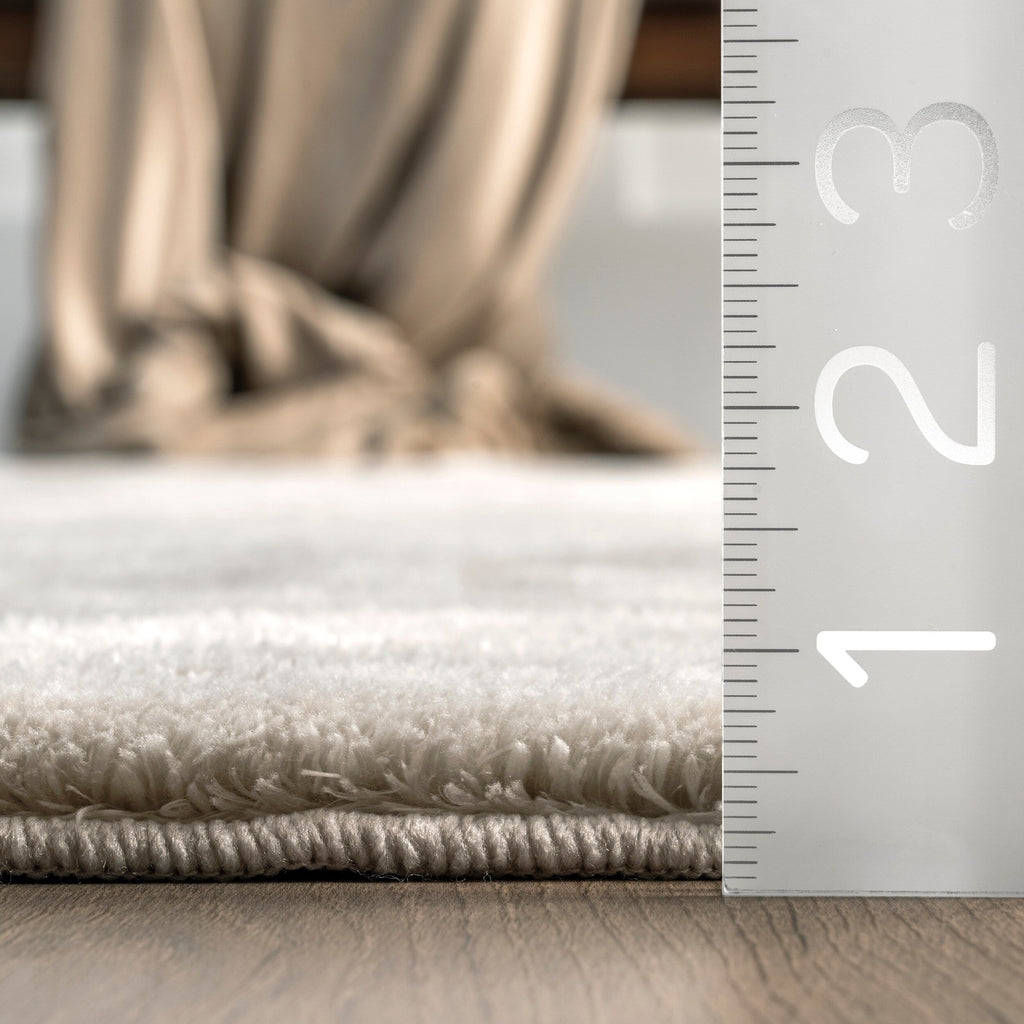 Nuloom Loni SuperiorWash Solid Machine Washable Shag Area Rug