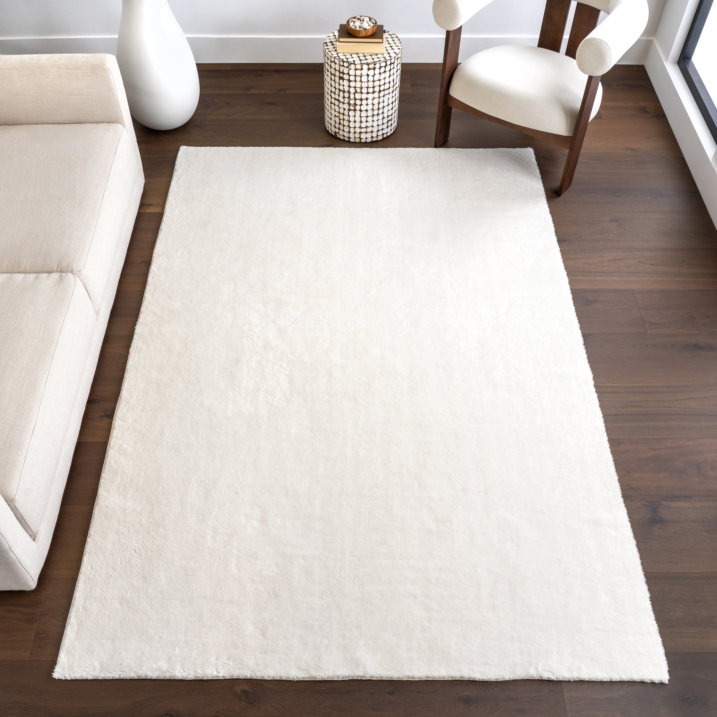 Nuloom Loni SuperiorWash Solid Machine Washable Shag Area Rug