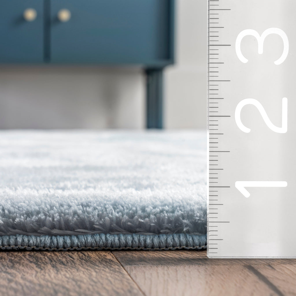 Nuloom Loni SuperiorWash Solid Machine Washable Shag Area Rug