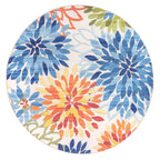 Nuloom Rosana Floral Machine Washable Indoor/Outdoor Area Rug