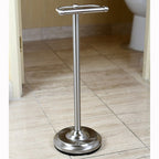 Kingston Brass Brushed Nickel Standing Pedestal Toilet Paper Holder