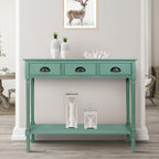 Burlington Wood 3-drawer Console Hallway Table