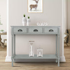 Burlington Wood 3-drawer Console Hallway Table