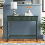 Burlington Wood 3-drawer Console Hallway Table