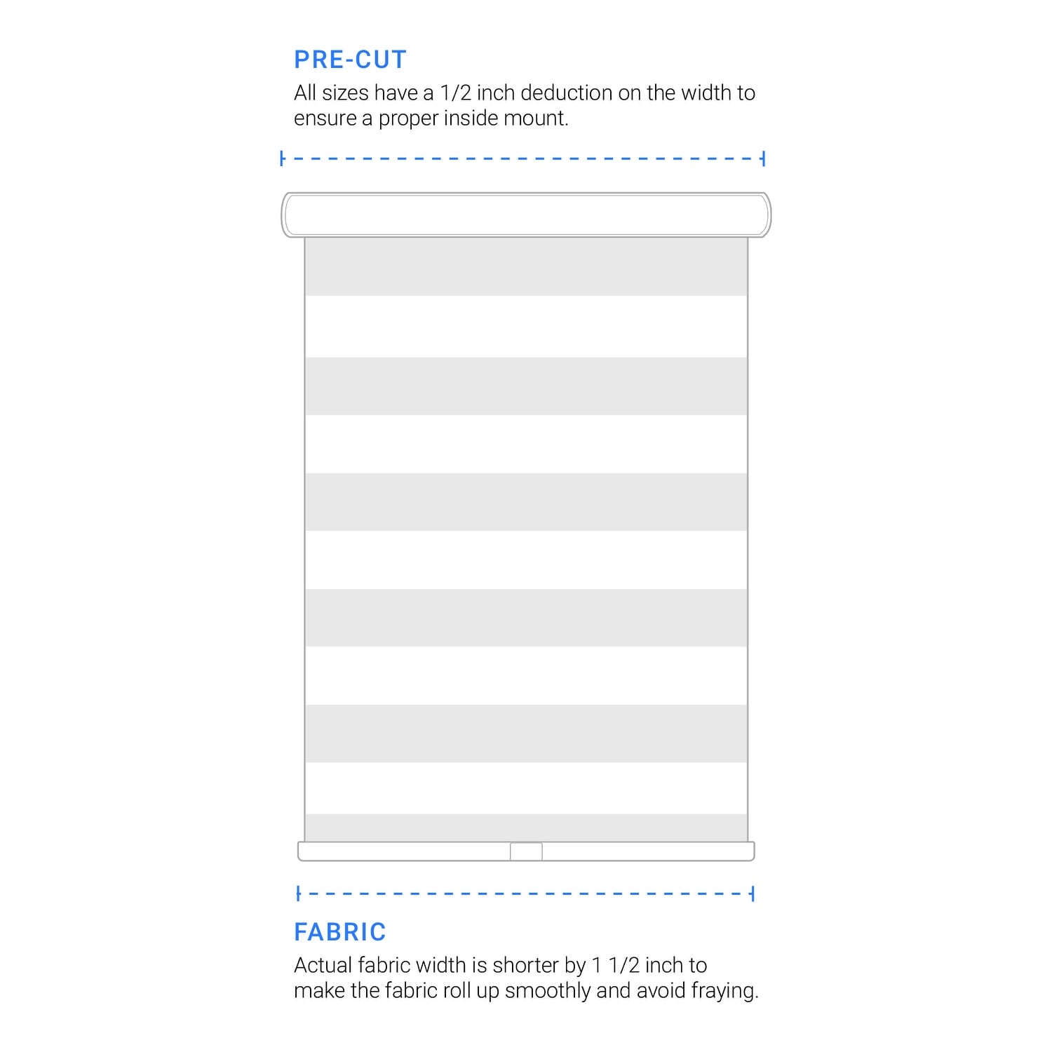 CHICOLOGY Everyday Cordless Light Filtering Zebra Window Shades