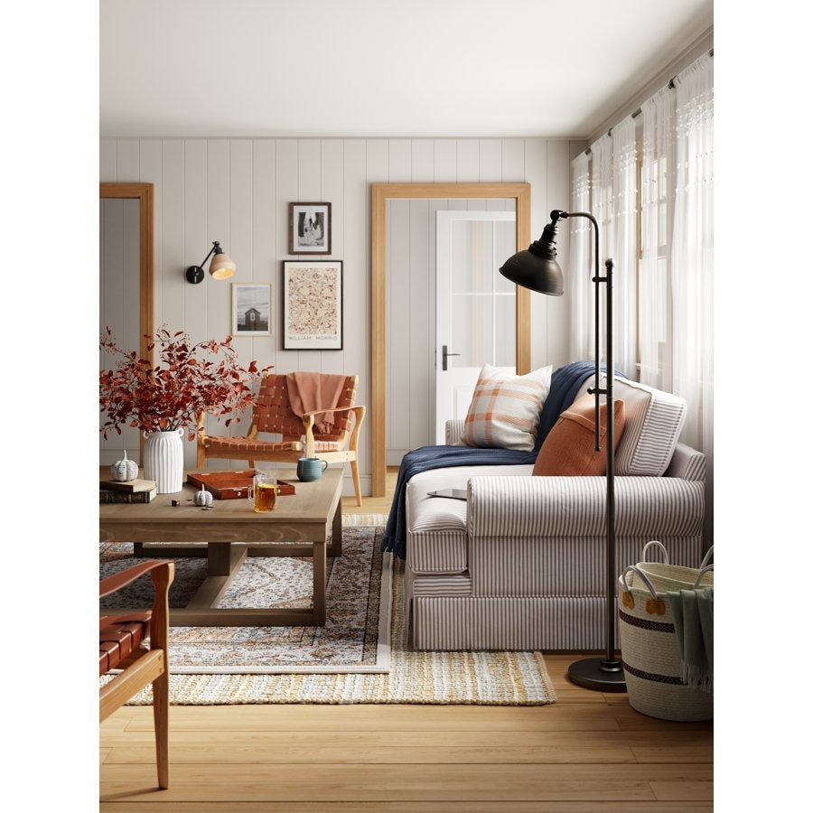 CO-Z 65 Rustic Pharmacy Task Floor Lamp with Adjustable Metal Shade