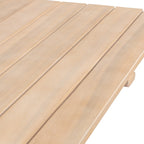 Cadiz Modern Coastal 3-Piece Acacia Wood Outdoor Folding Bistro Set, by JONATHAN Y