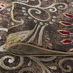 Caprice Mid-Century Modern Floral Indoor Area Rug