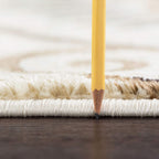 Caprice Mid-Century Modern Floral Indoor Area Rug