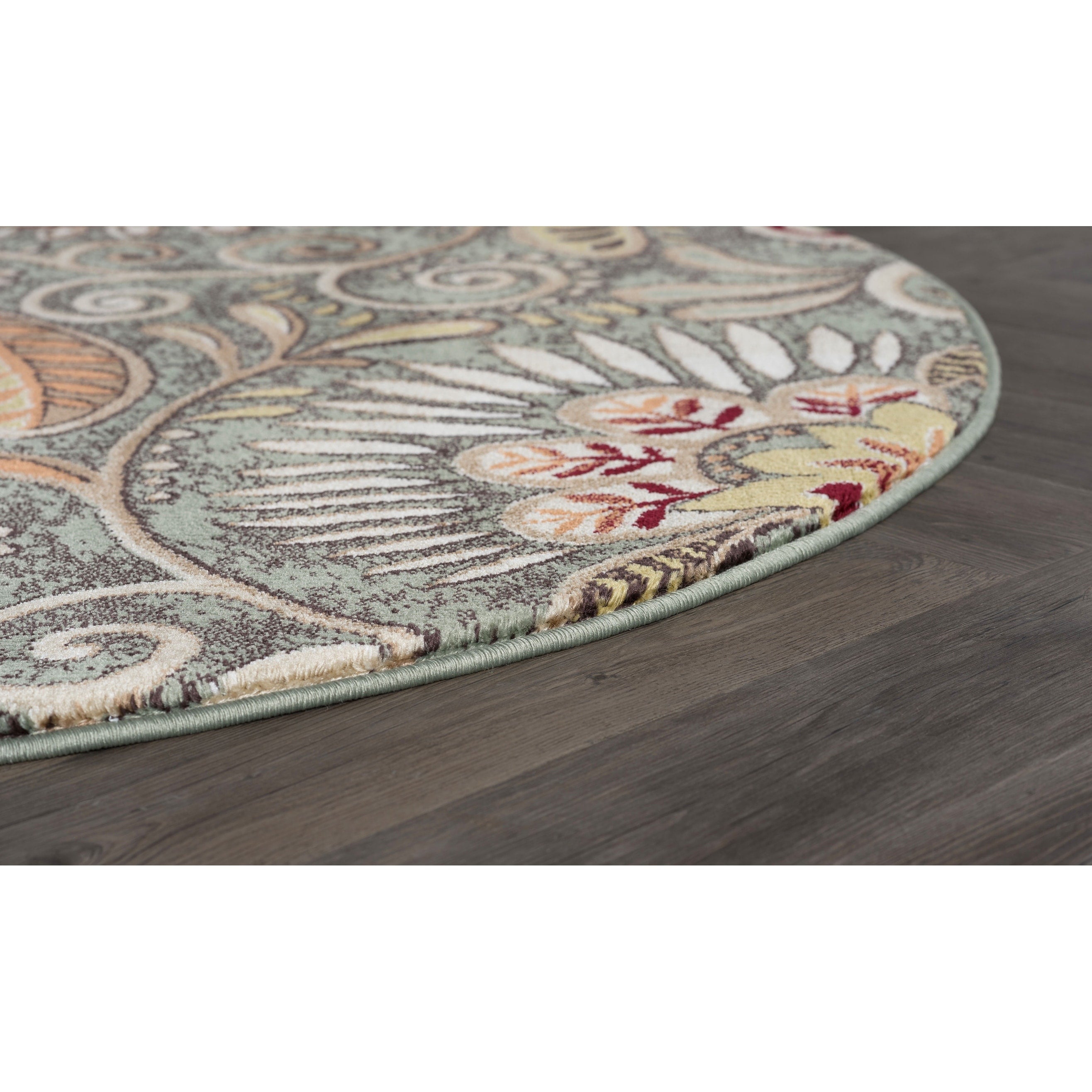 Caprice Mid-Century Modern Floral Indoor Area Rug