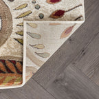 Caprice Mid-Century Modern Floral Indoor Area Rug