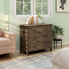 Mulgrew Rustic Walnut Storage Dresser by Carbon Loft
