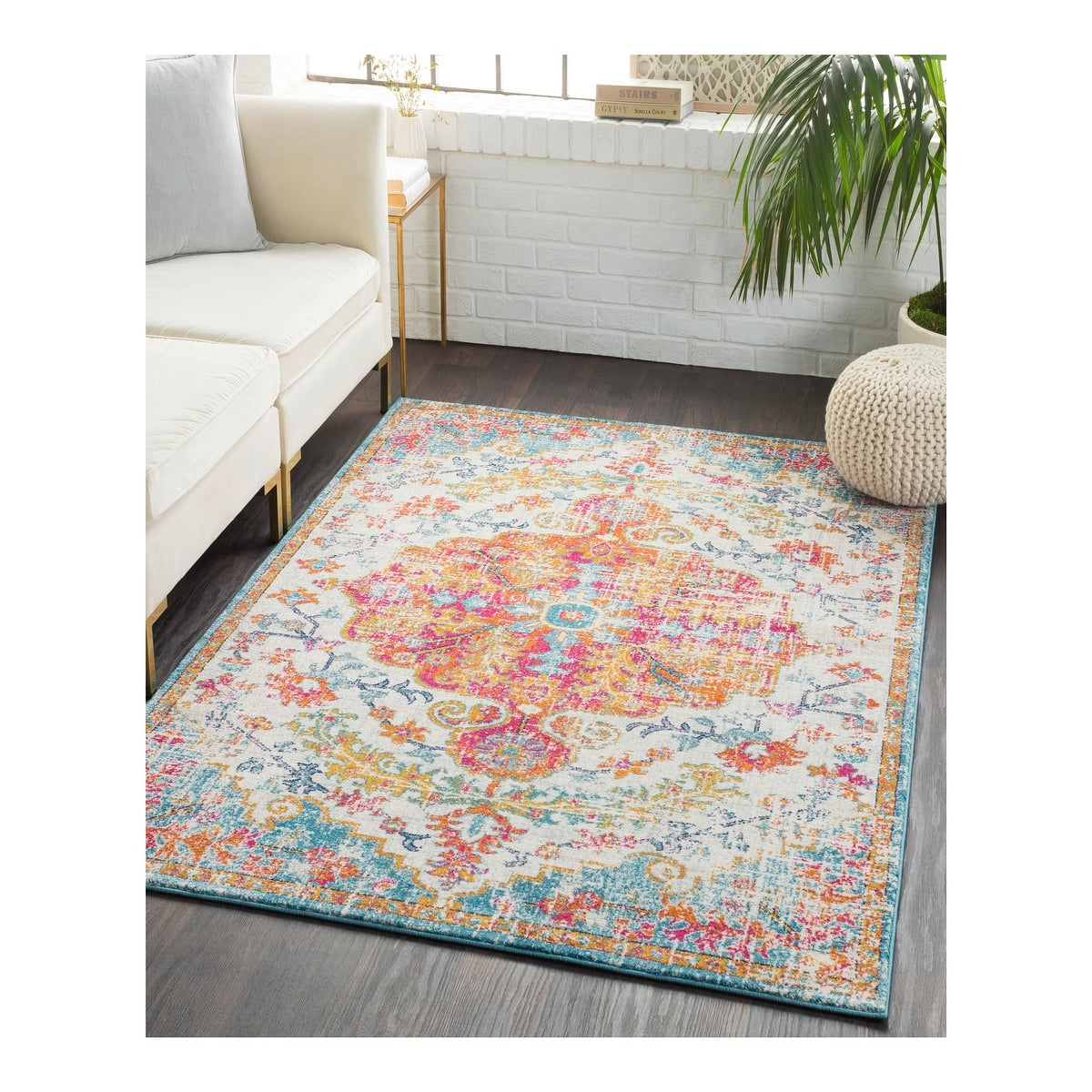 Livabliss Caressa Vintage Boho Area Rug