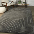Carmody Modern Geometric Art Deco Area Rug