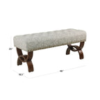 Carolina Tufted Bench With Nailhead Trim