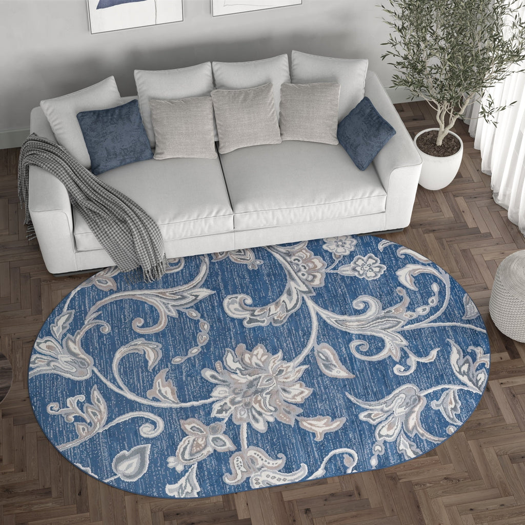 Carrington Transitional Floral & Botanical Indoor Area Rug