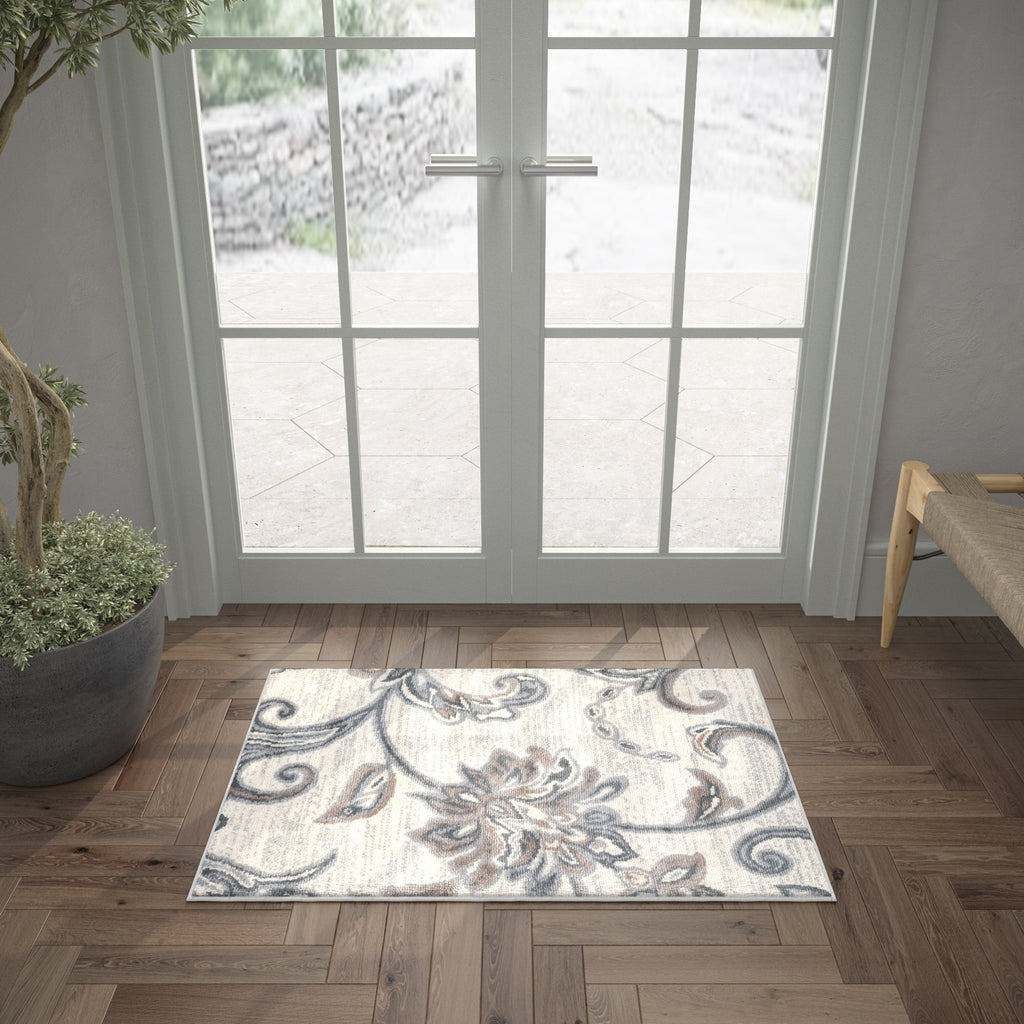 Carrington Transitional Floral & Botanical Indoor Area Rug