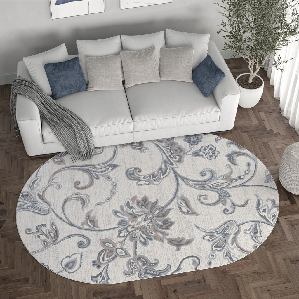 Carrington Transitional Floral & Botanical Indoor Area Rug
